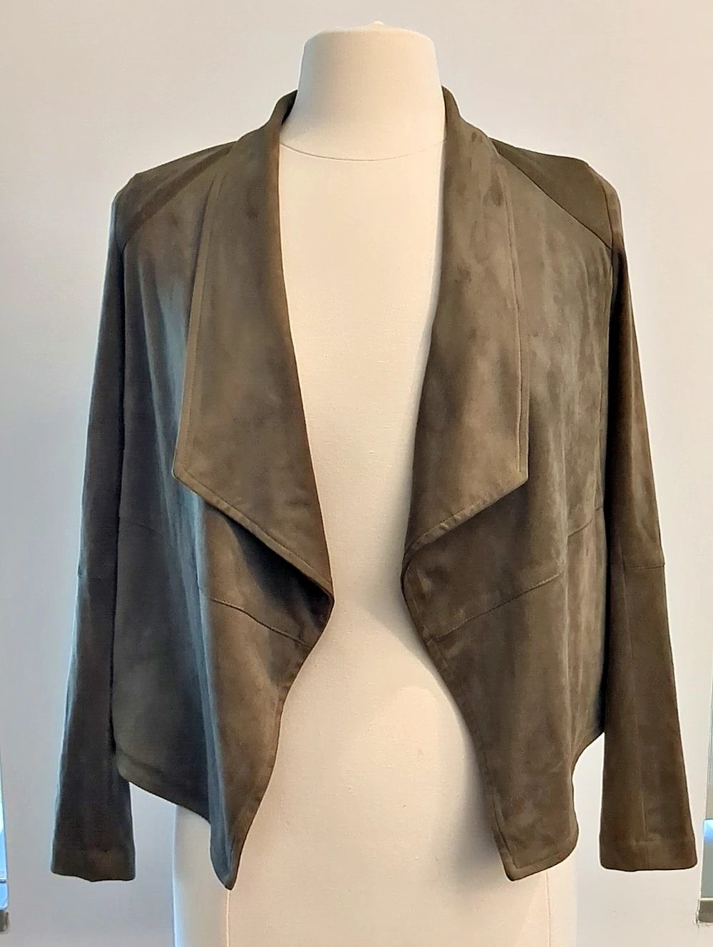 BB Dakota Suede It Out Faux Suede Jacket XS NWT